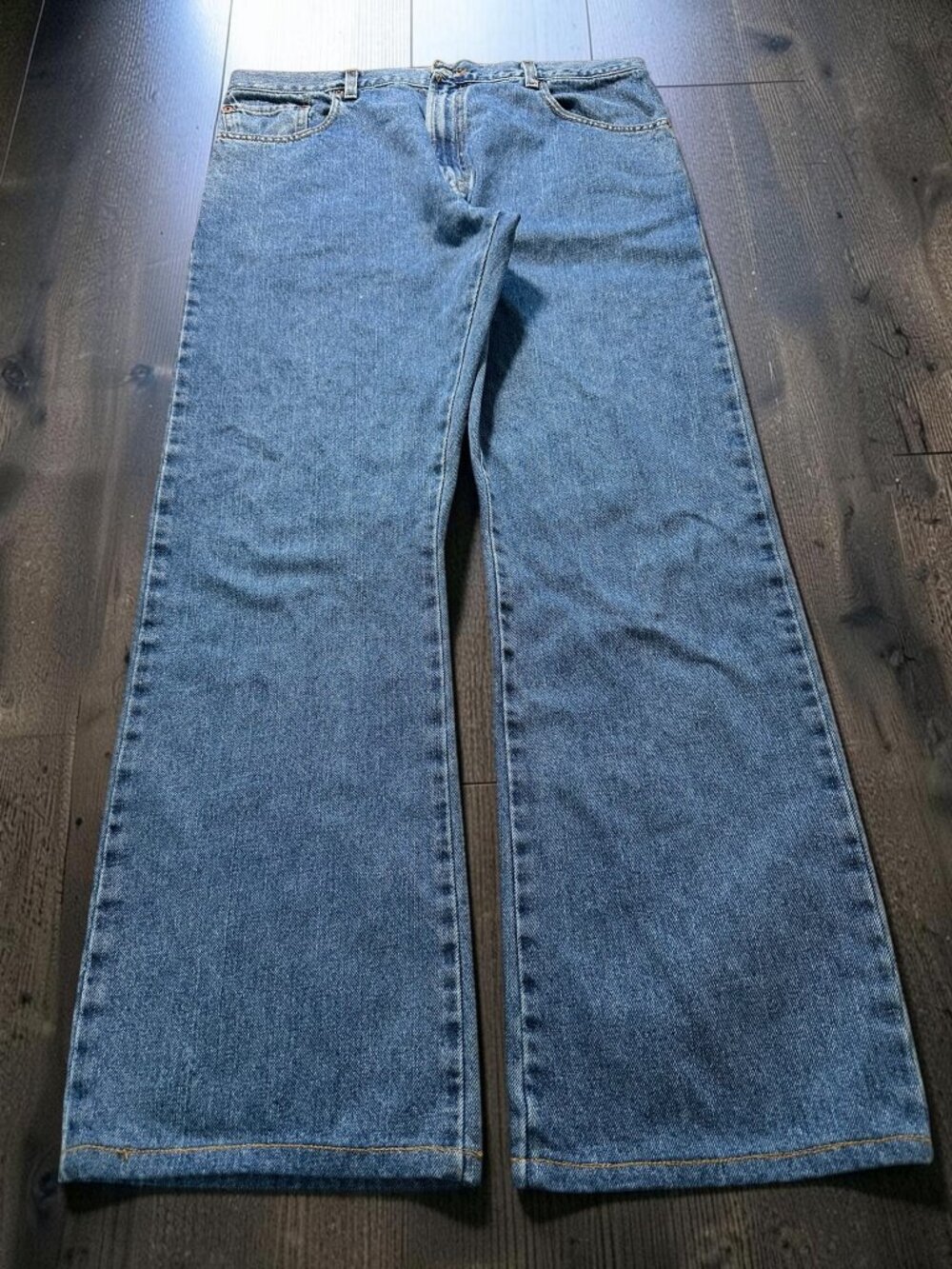 Levi's 517 Men's Classic Bootcut Jeans 38x34 Blue Denim Western Cowboy